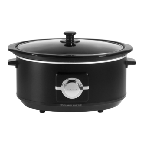 Morphy Richards Digital Slow Cooker User manual