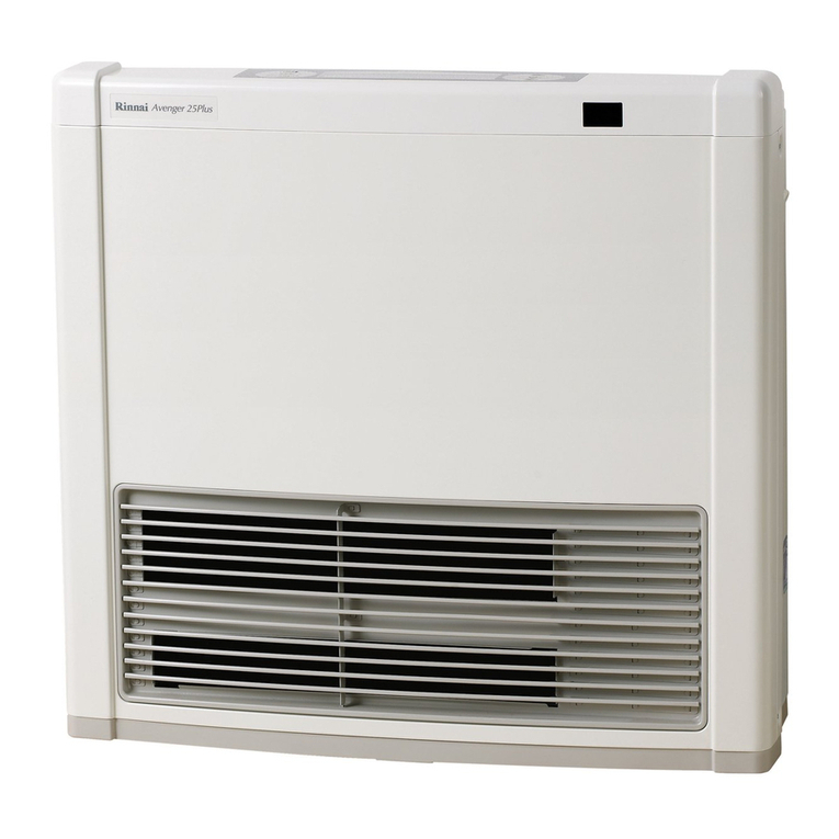 Rinnai Avenger 25 Plus User manual