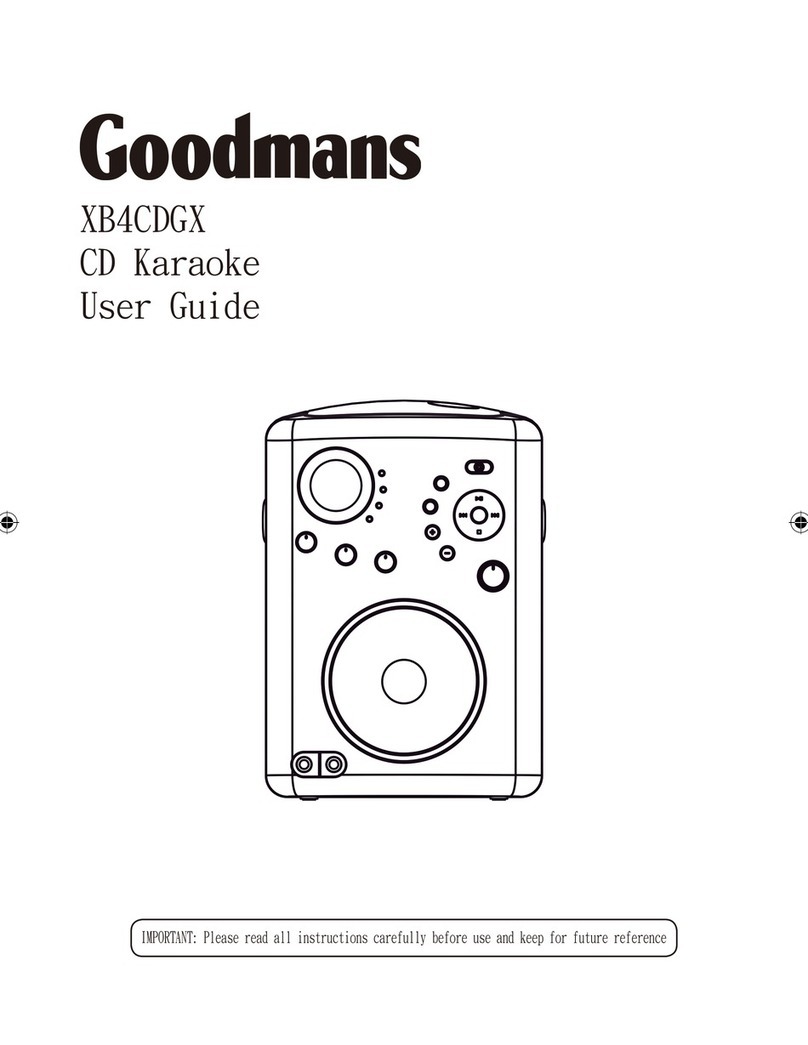 Goodmans XB4CDGX user guide