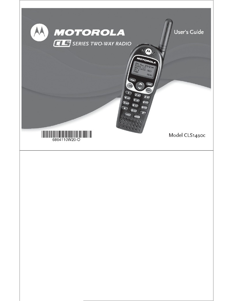 Motorola CLS1450c User manual