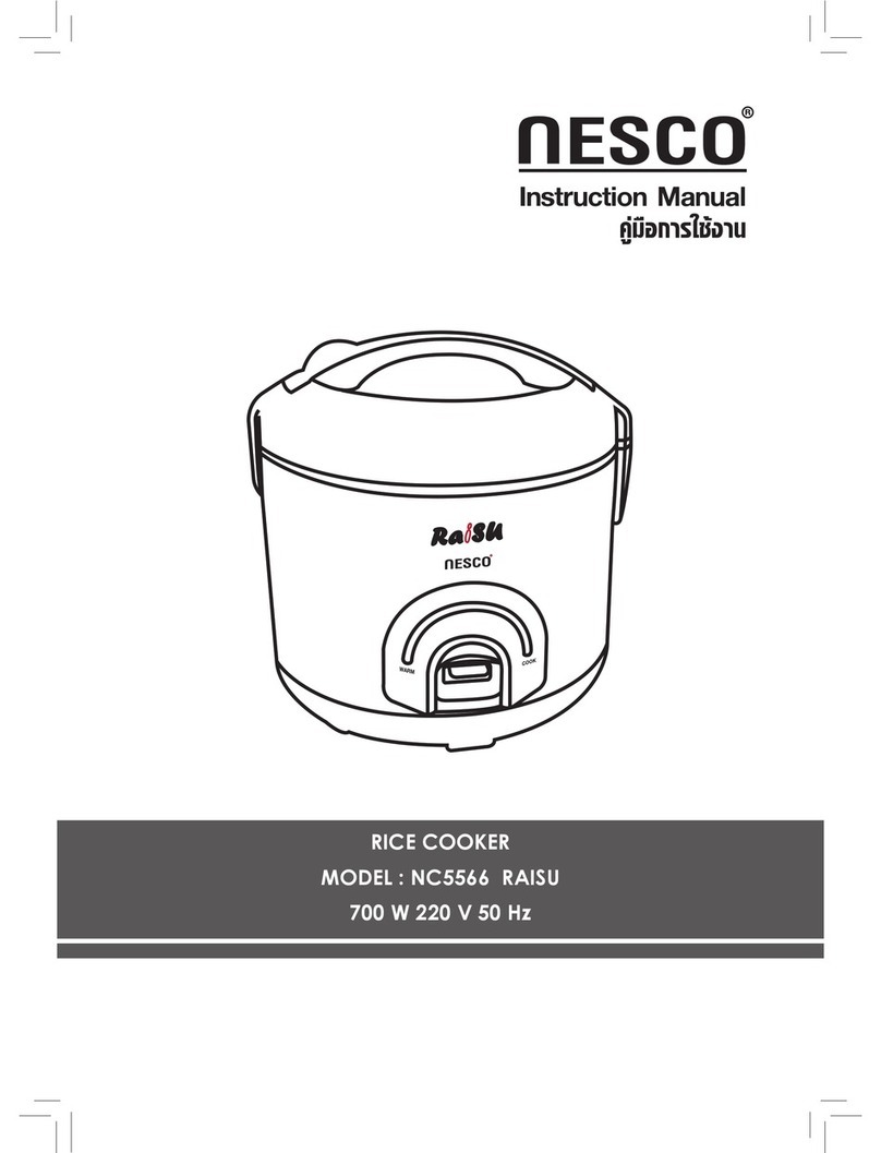 Nesco NC5566 RAISU instruction manual