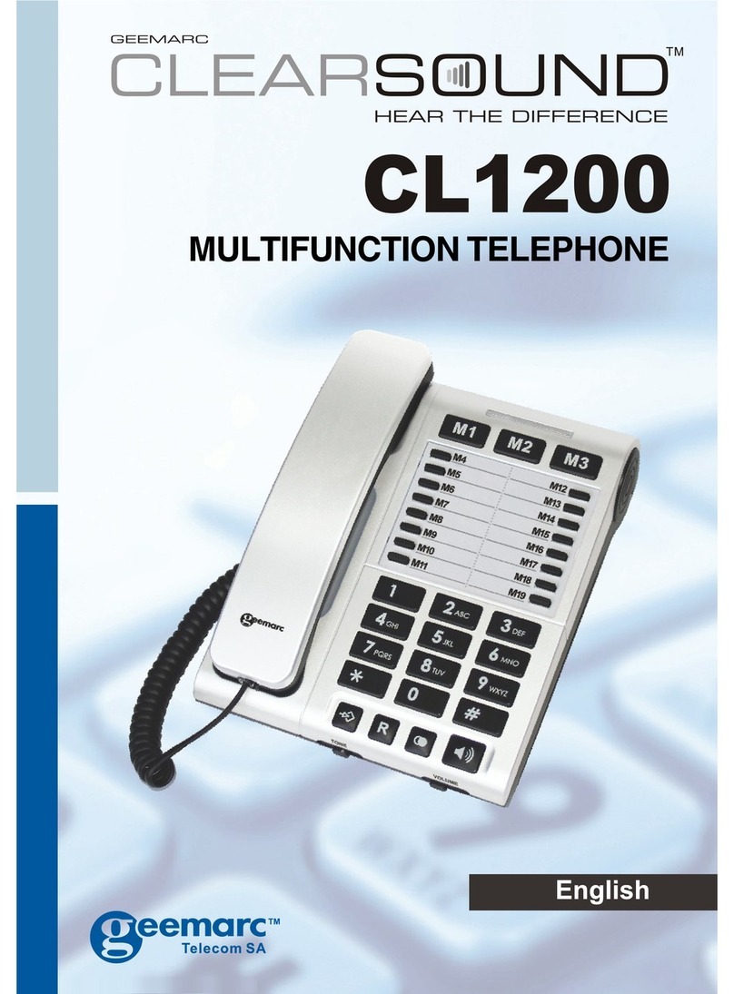 Geemarc CL1200 User manual