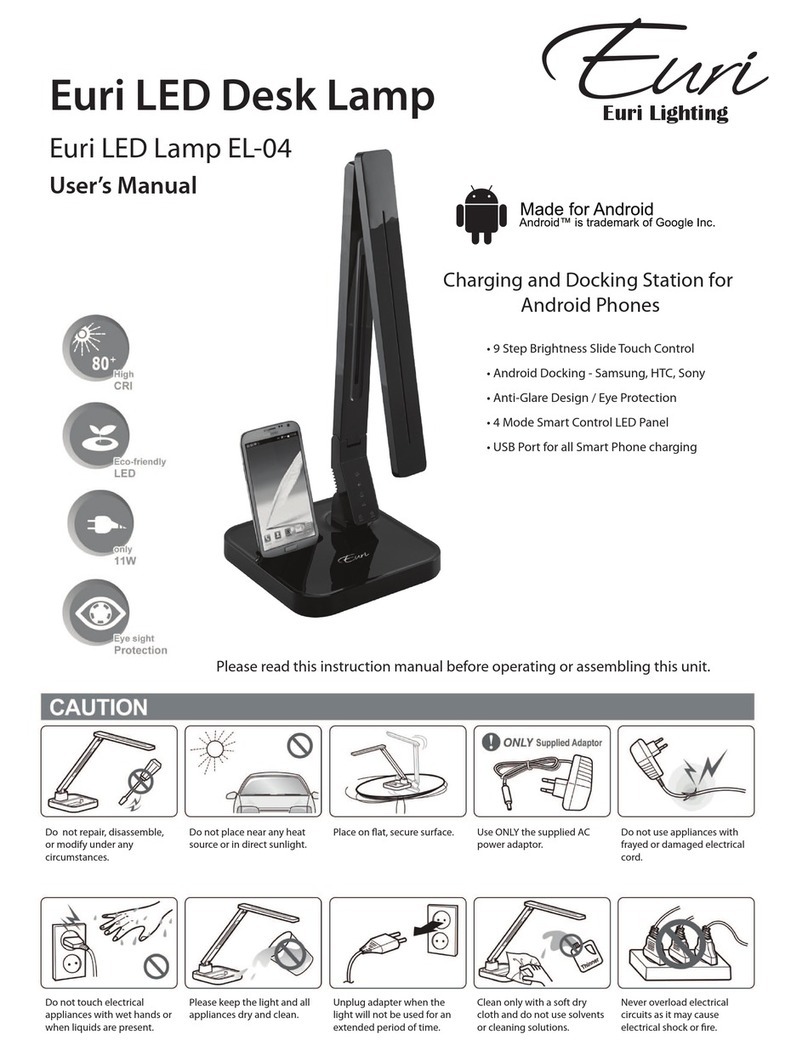 Euri LED Lamp EL-04 user manual