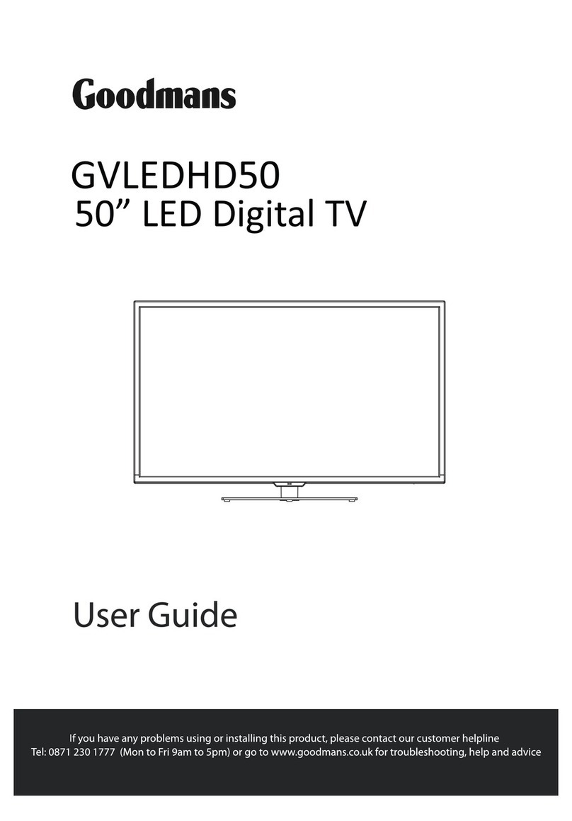Goodmans GVLEDHD50 User manual