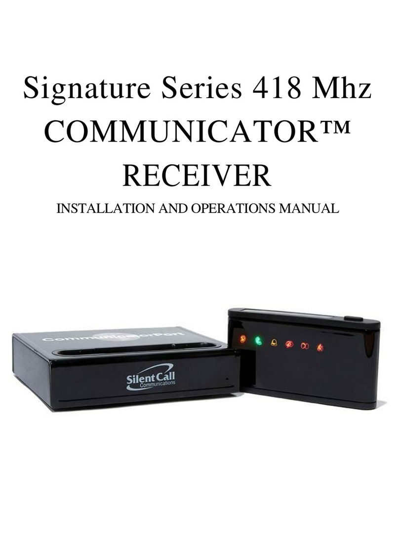 Silent Call Communications Signature Series User manual