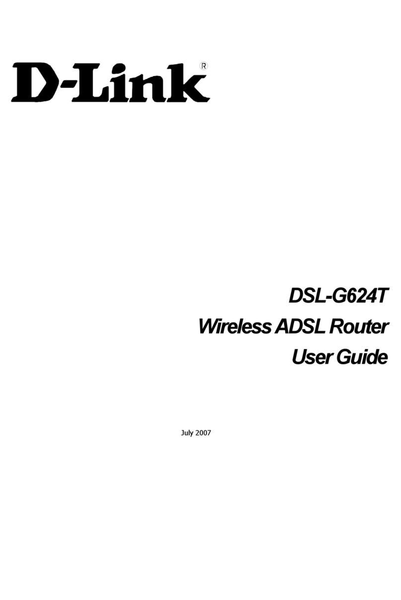 D-Link DSL-G624T User manual D-Link DSL-G624T User manual