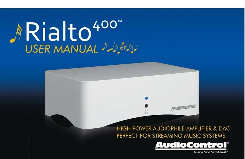 Audio Control Riato400 user manual