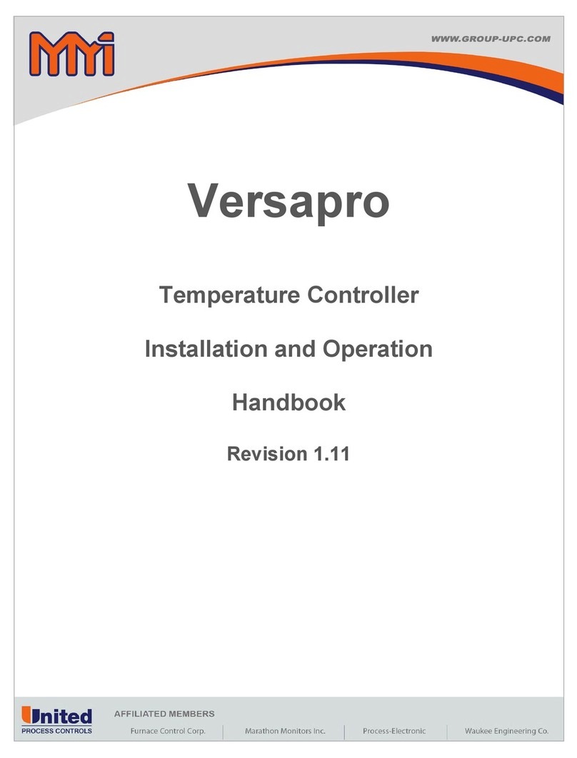 United Process Versapro Installation and operation handbook