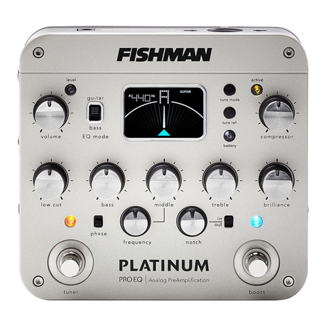 Fishman PLATINUM PRO EQ user guide