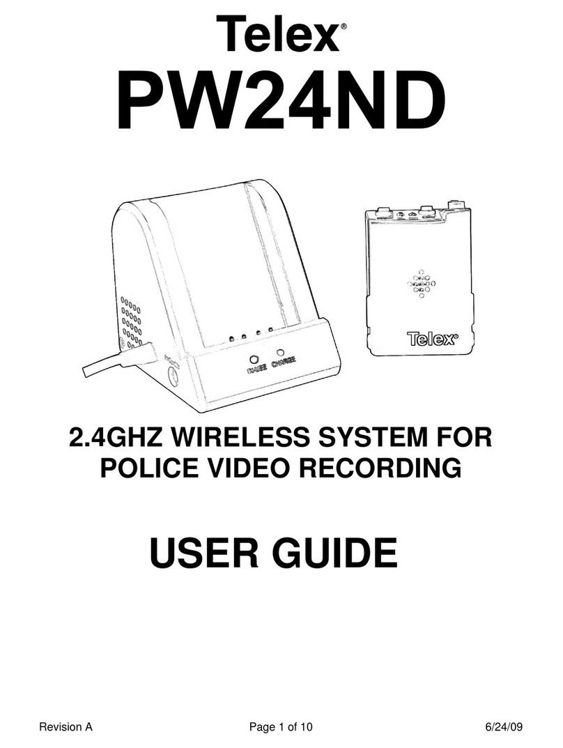 Telex PW24ND user guide