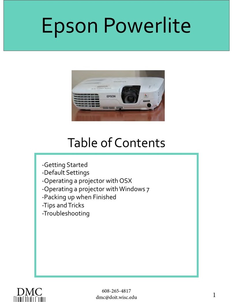Epson Powerlite User manual