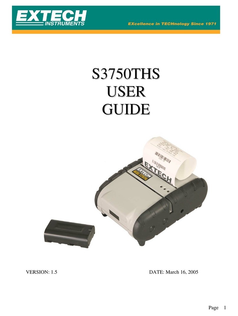 Extech Instruments S3750THS User manual Extech Instruments S3750THS User manual