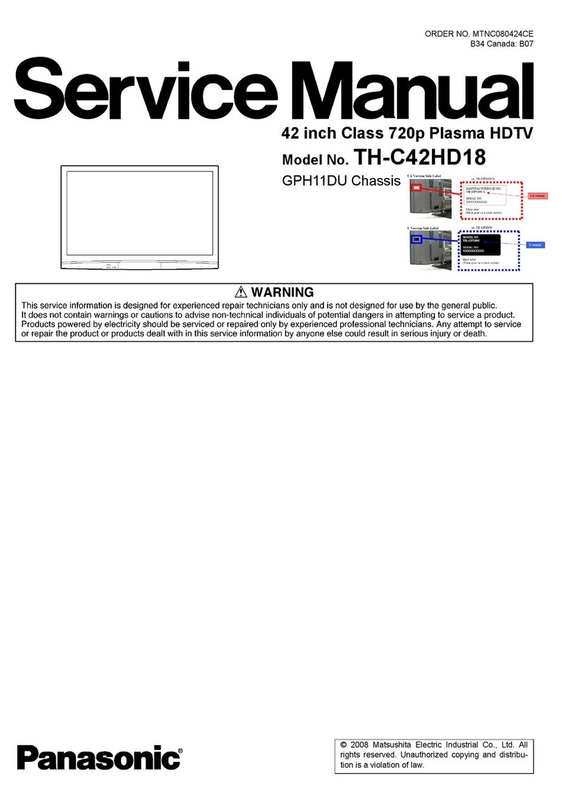 Panasonic TH-C42HD18 User manual