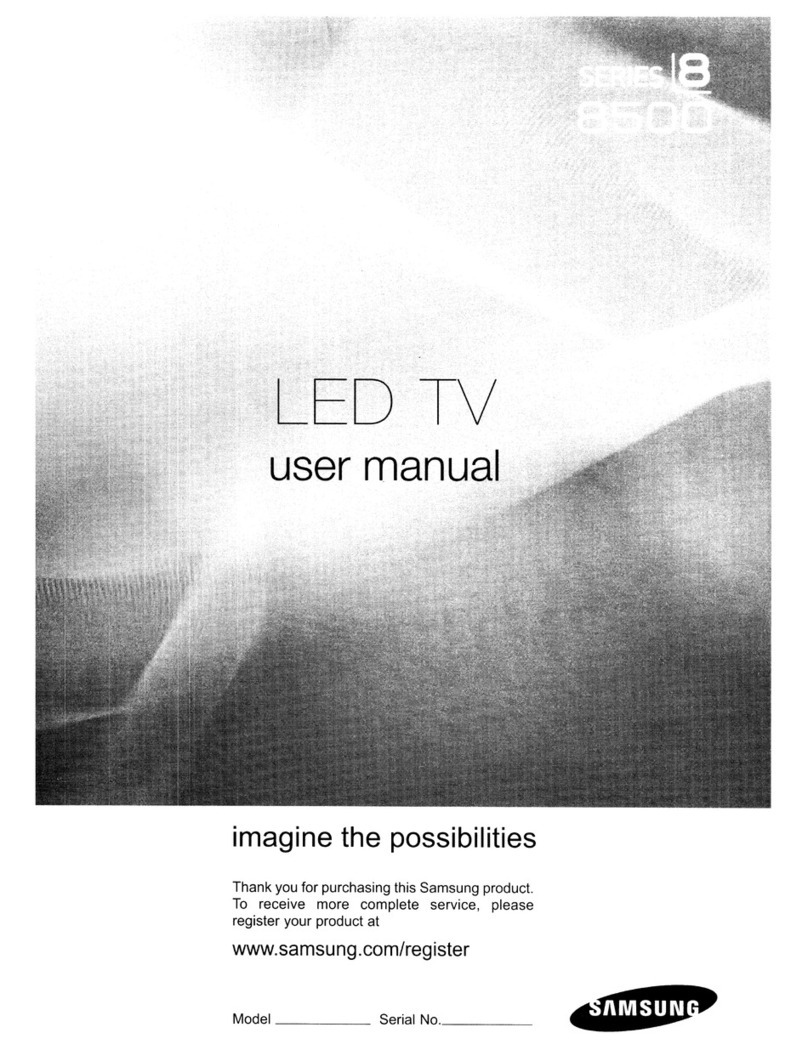 Samsung PDP 8500 series User manual