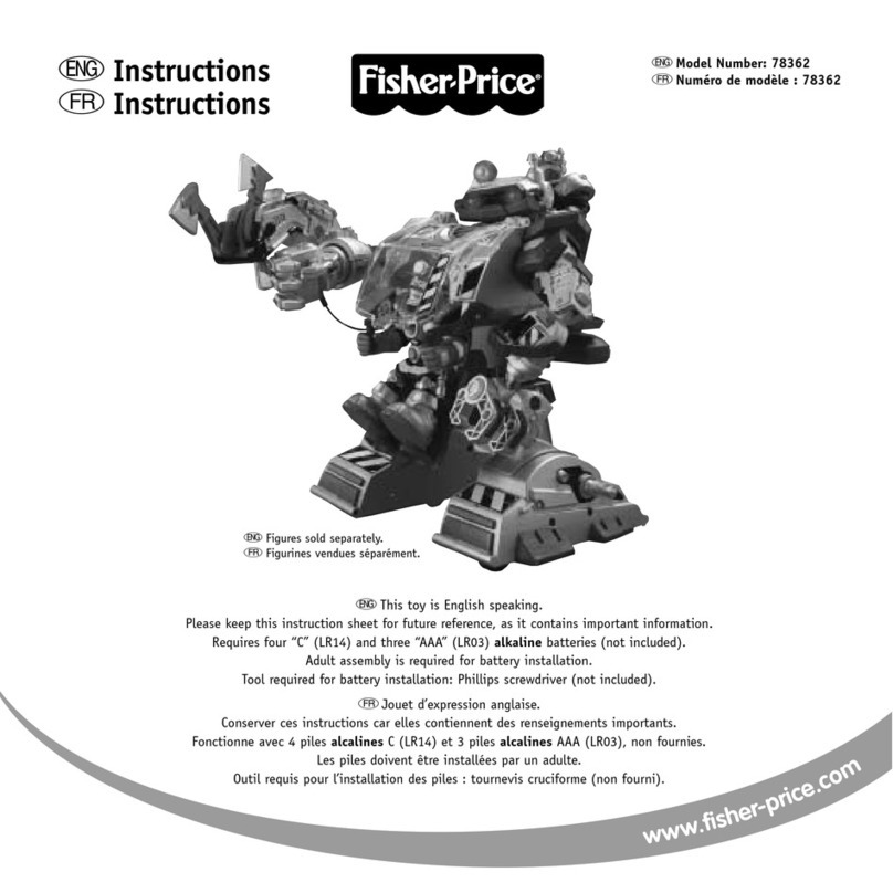 Fisher-Price PowerMax Rescue Heroes Ultimate Robotic Vehicle... instructions