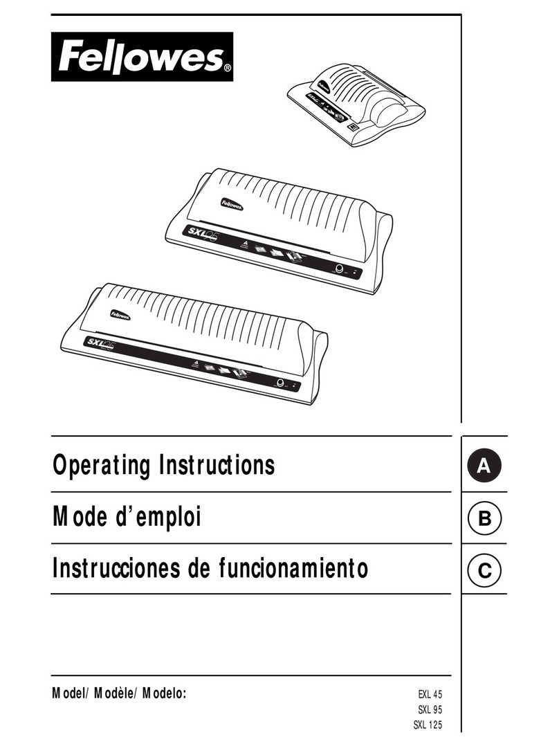 Fellowes EXL 45 User manual