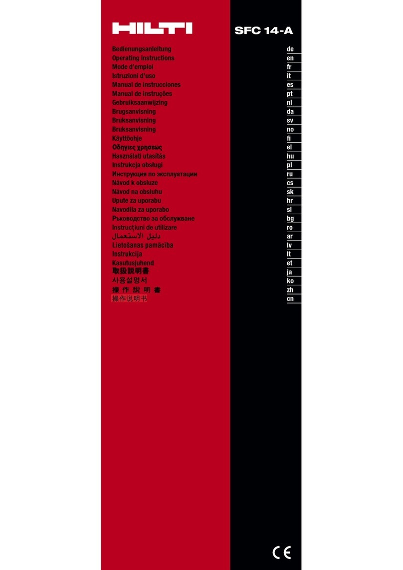 Hilti SFC 14-A User manual