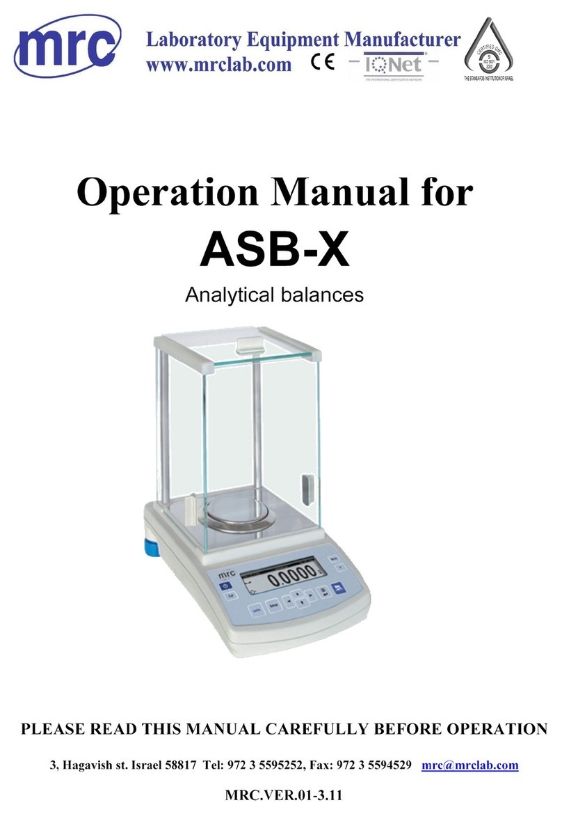 MRC ASB-X Operation manual