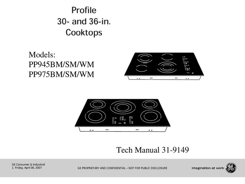 GE Profile PP945BM User manual
