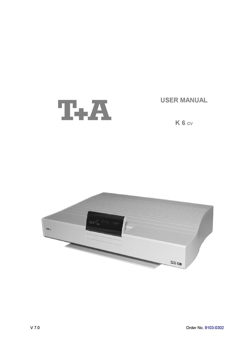 T+A K 6 CV User manual