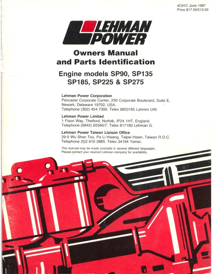 Lehman SP90 User manual