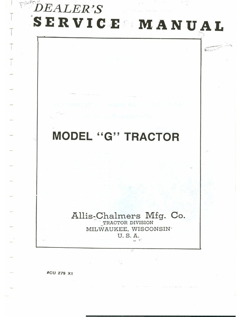 Allis-Chalmers G User manual