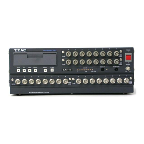 Teac LX-100 Series instruction manual