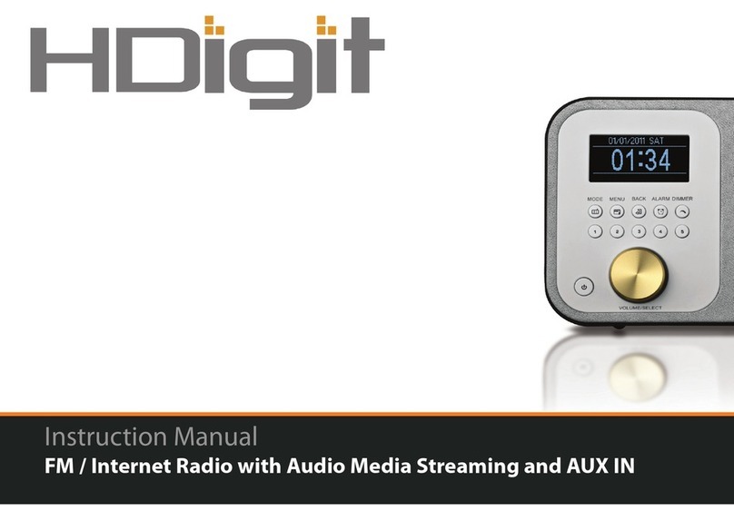 HDigit FM / Internet Radio instruction manual