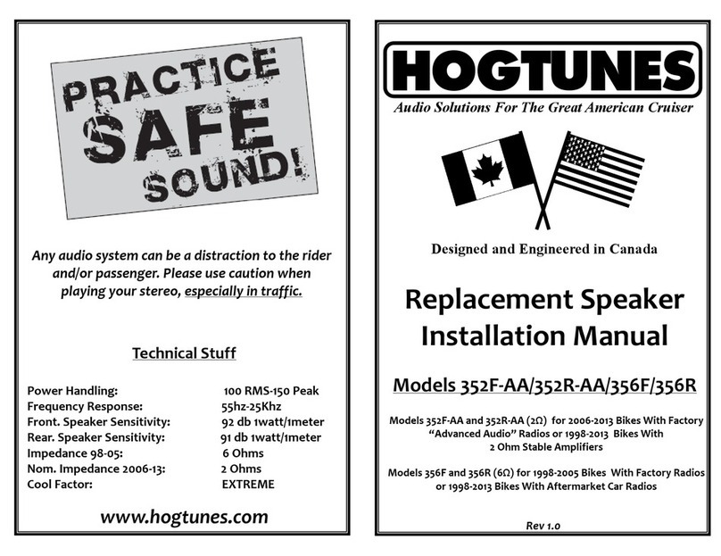 Hogtunes 352F?AA installation manual
