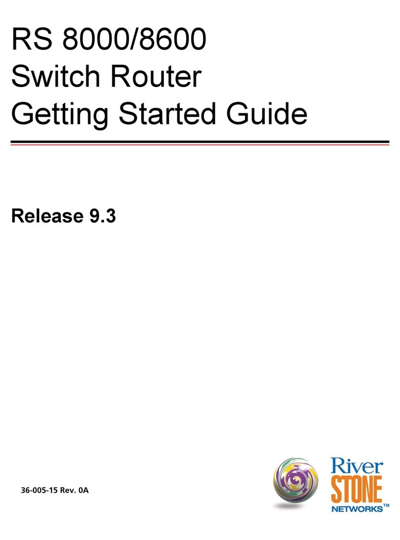 Riverstone Networks RS 8000 User manual Riverstone Networks RS 8000 User manual