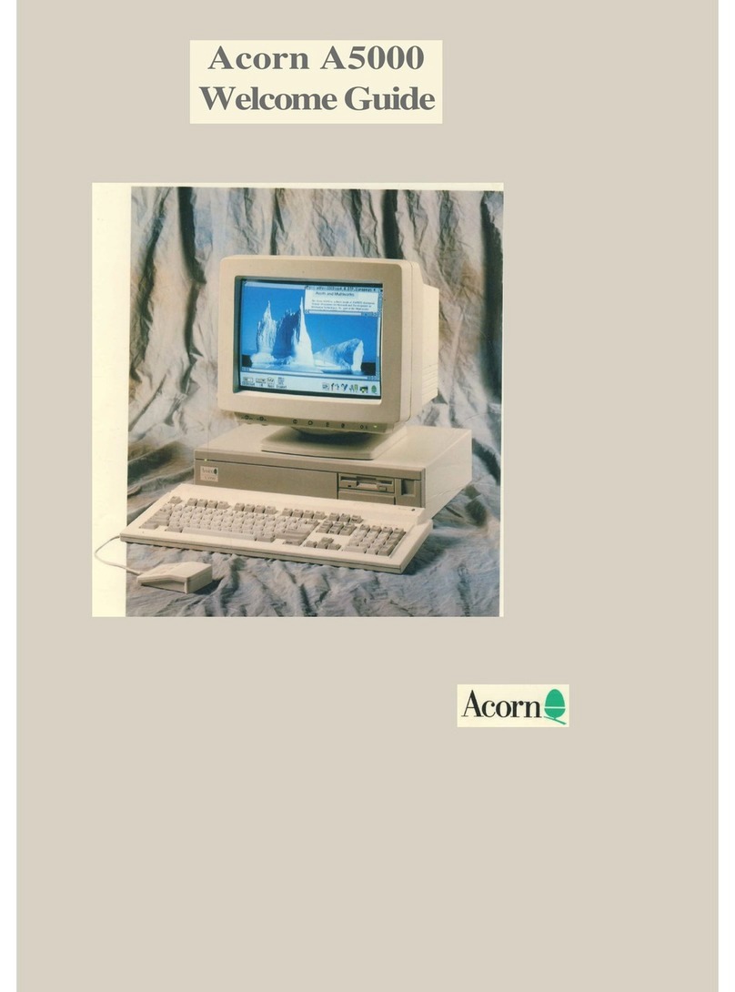 Acorn A5000 Welcome guide