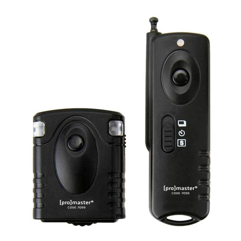 pro master Wireless Remote Shutter User manual