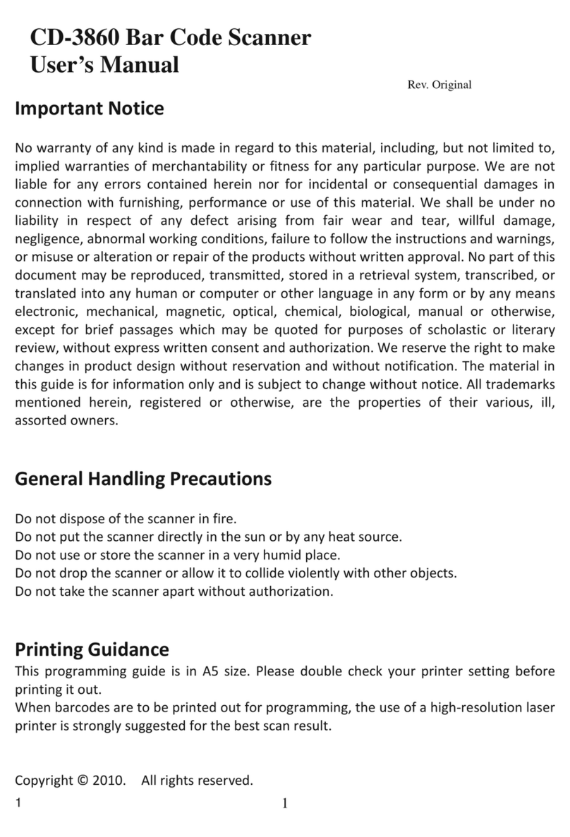 POSIFLEX CD-3860 user manual