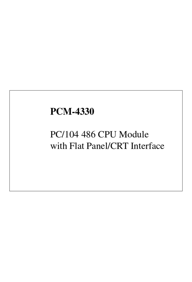Aaeon PCM-4330 User manual Aaeon PCM-4330 User manual