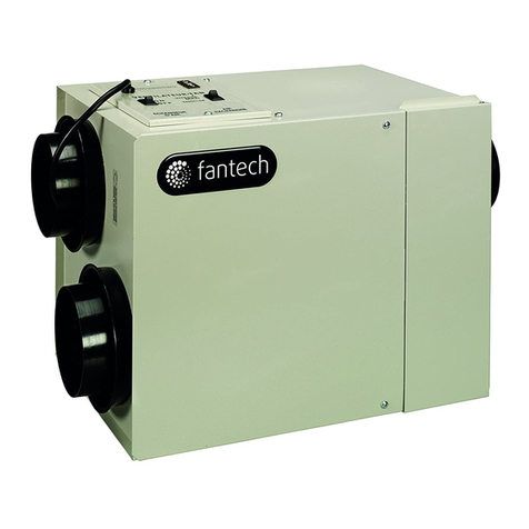 Fantech AEV 1000 Nstallation, operation and maintenance manual