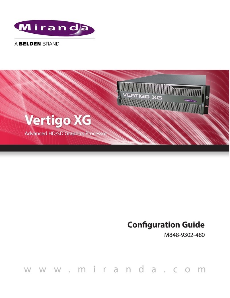 Miranda Vertigo XG User manual