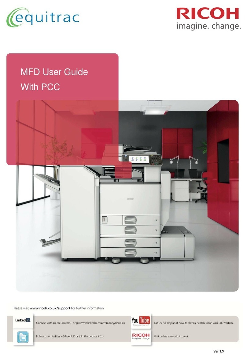 Ricoh Equitrac User manual