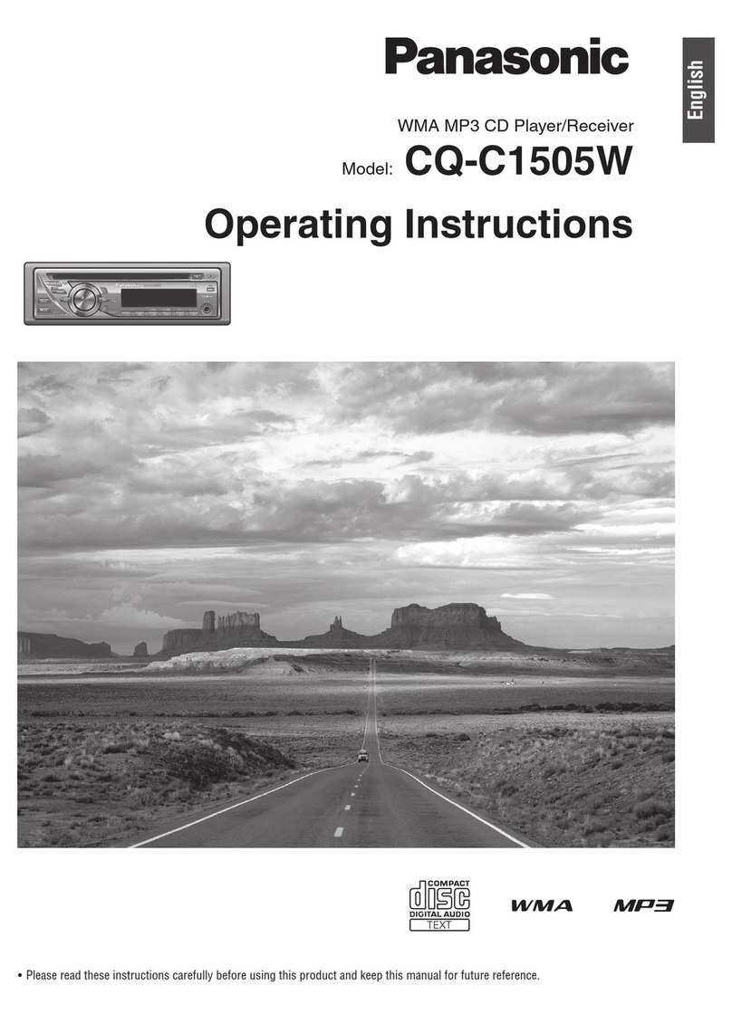 Panasonic CQ-C1505W User manual