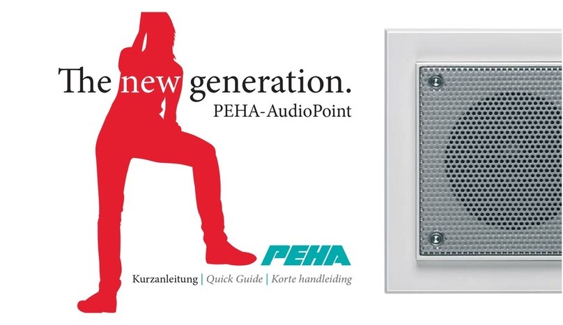 PEHA AudioPoint User manual