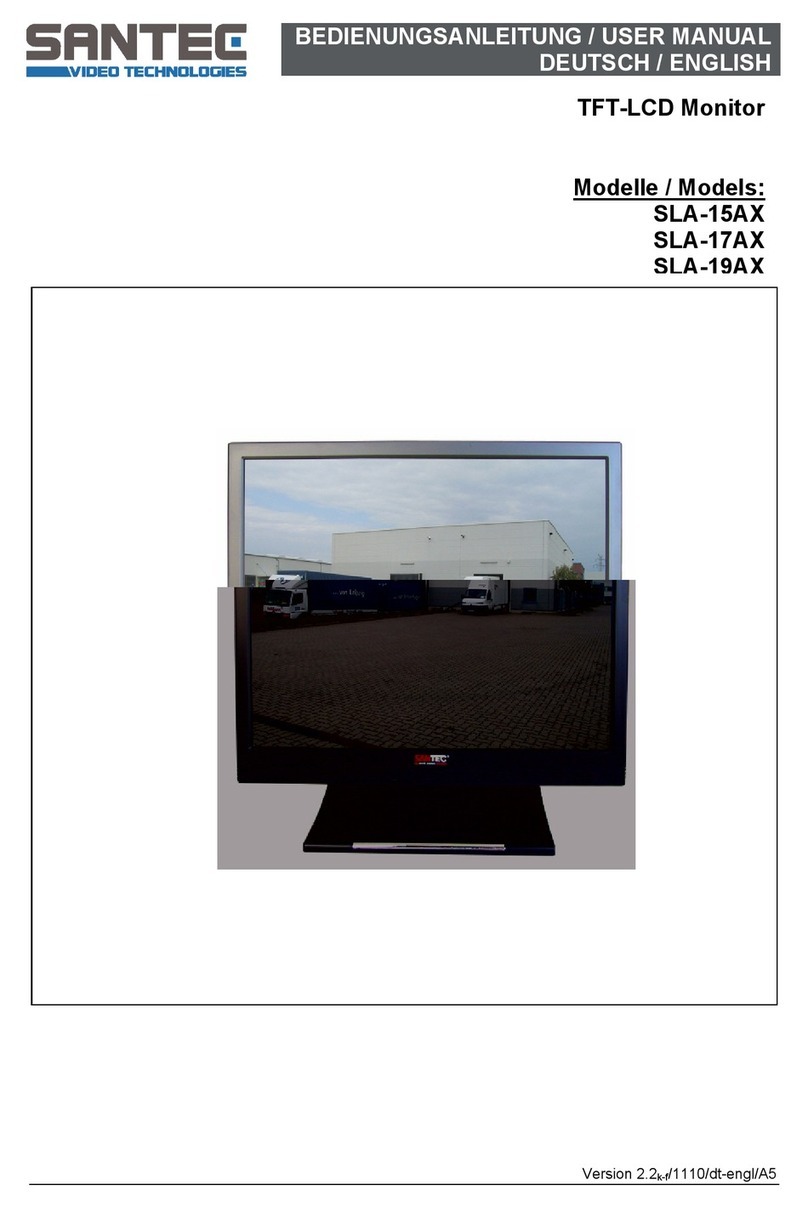 Santec SLA-15AX User manual Santec SLA-15AX User manual