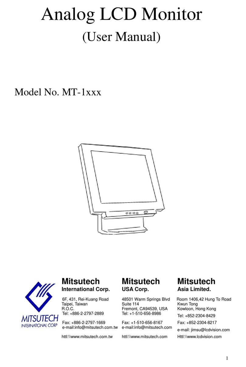 Mitsutech MT-1 Series User manual
