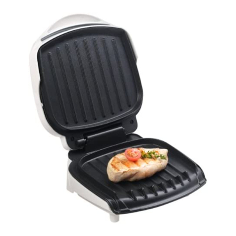 George Foreman GR10AWHT User manual