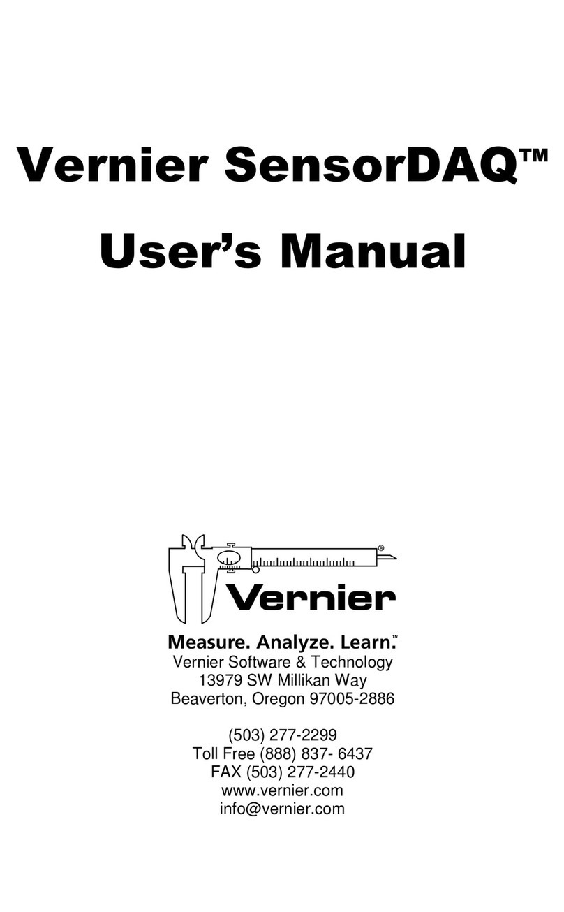 Vernier SensorDAQ user manual