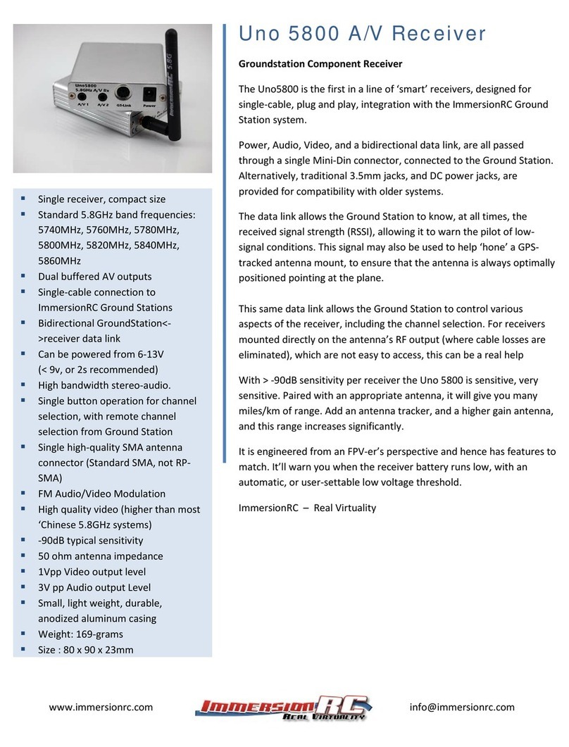 Immersion Uno 5800 user guide