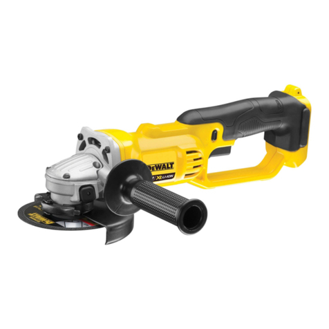 DeWalt XR LI-ION DCG412 User manual