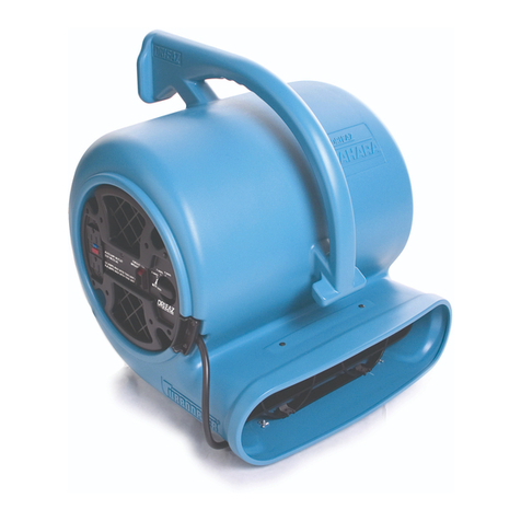Drieaz TurboDryer Sahara Pro X3 owner's manual