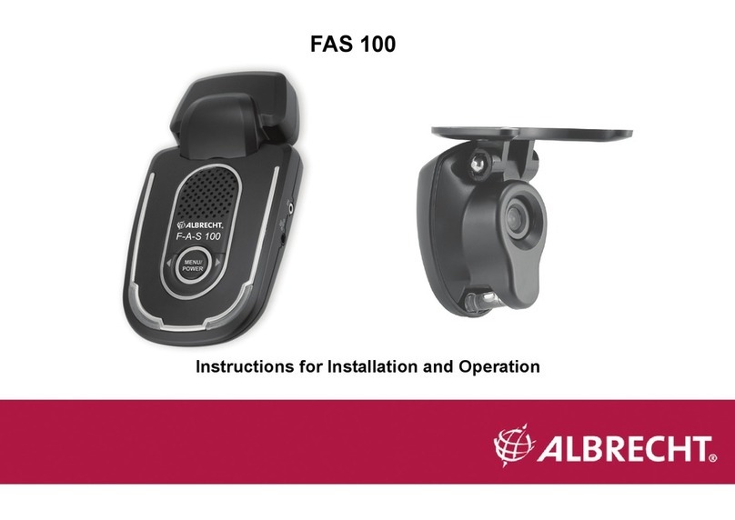 Albrecht FAS 100 Instructions for installation and operation