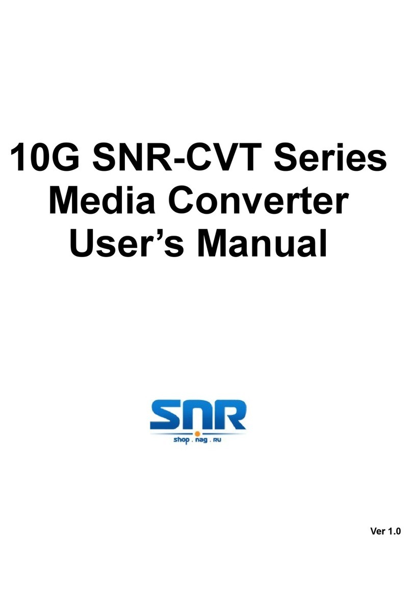 SNR 10G -CVT Series user manual