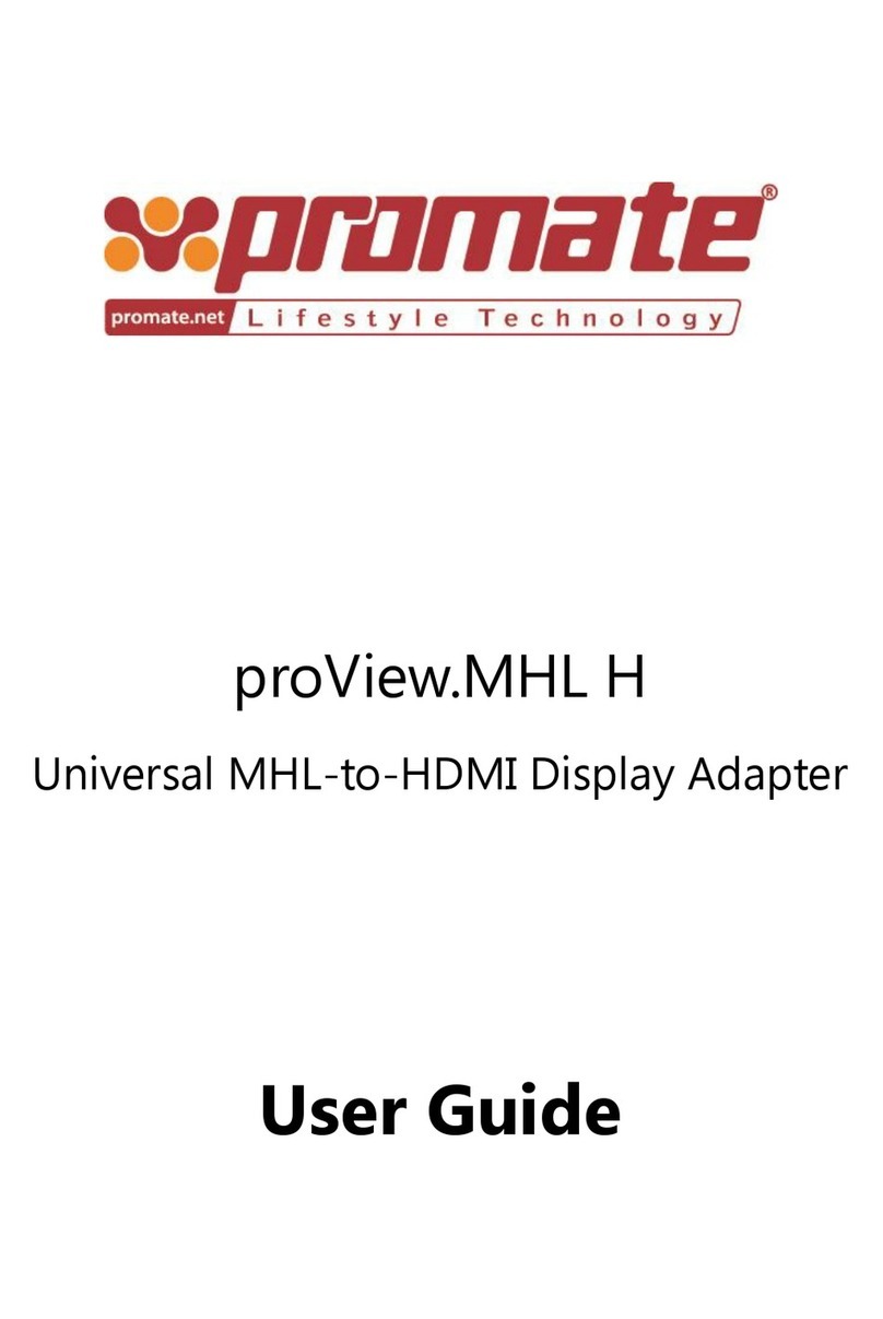 Promate proView.MHL H user guide