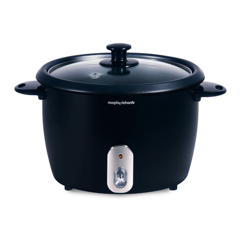 Morphy Richards RICE COOKER instructions
